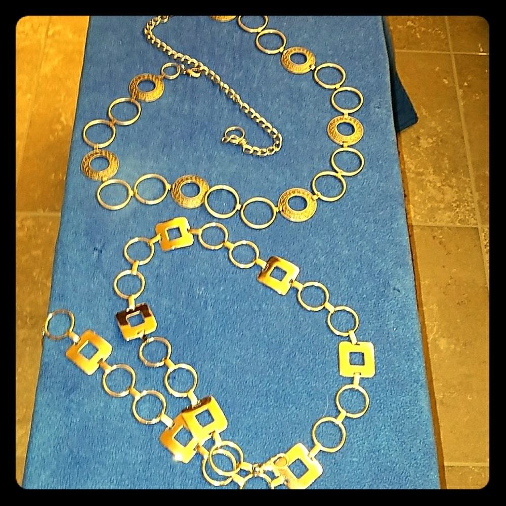 3 chain waist belts